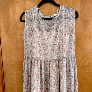 Madewell Tie Back Floral Dress